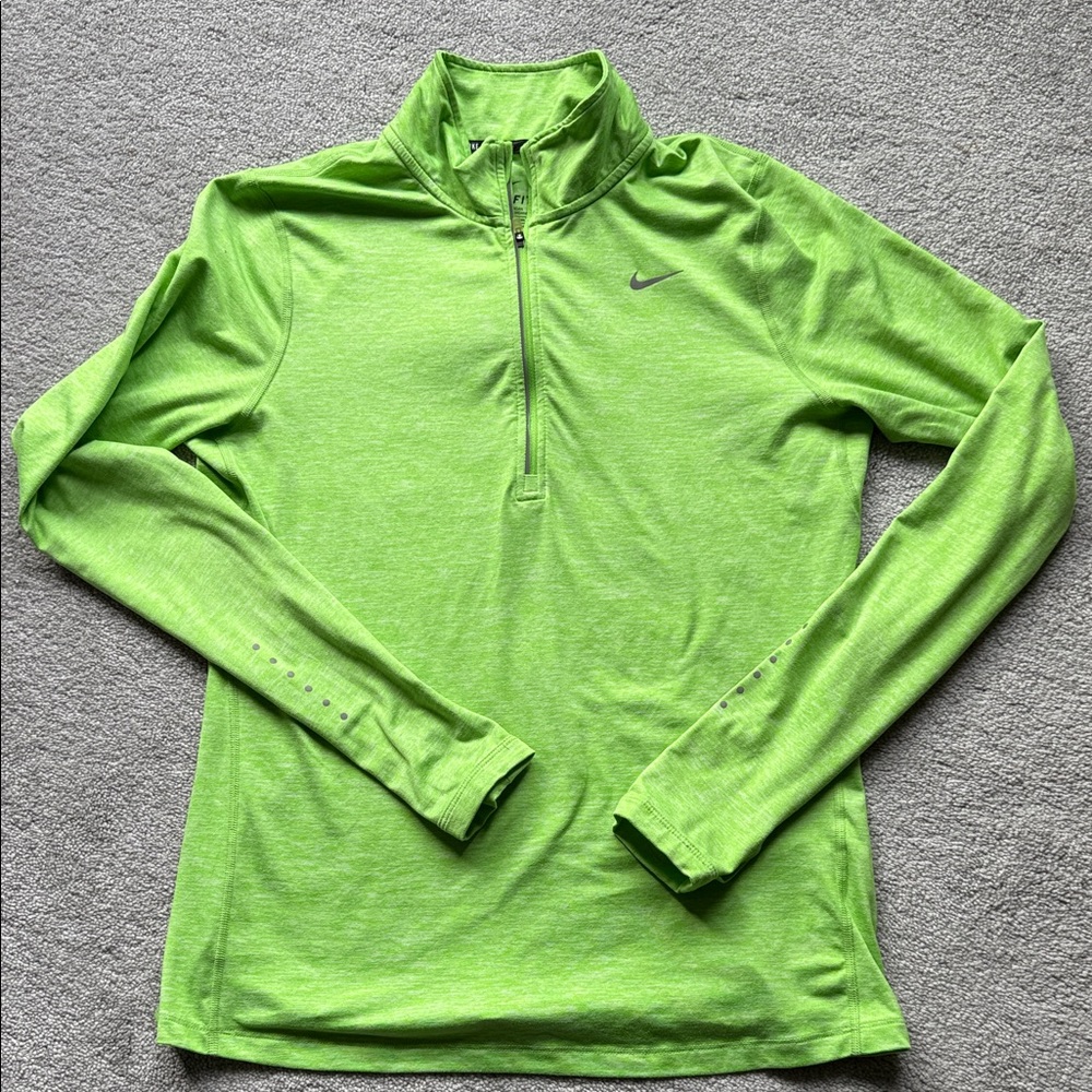 Nike Lime Green running Top